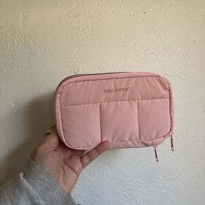 Bagsmart Quilted Cosmetic Organizer Pouch